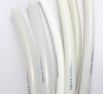 OD25.9mm 5/8 id Food Safe Silicone Tubing Four Layers Polyester Reinforced