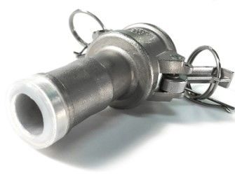 Type C PFA Lined 4 Inch Female Camlock Fittings / Camlock Quick Couplings