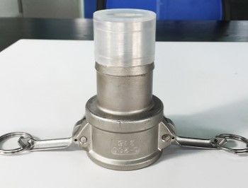 Type C PFA Lined 4 Inch Female Camlock Fittings / Camlock Quick Couplings